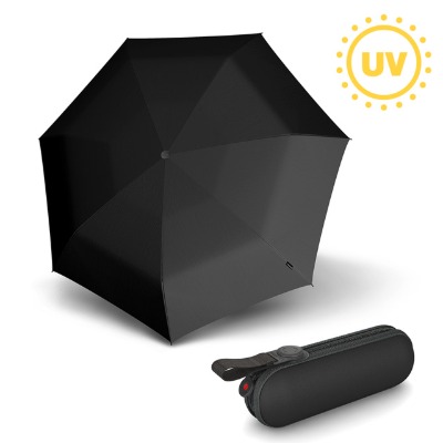 [예약판매｜5/30 순차출고] 크닙스 X1 5단 접이식 우산 블랙 (7 Ribs) (양산겸용)